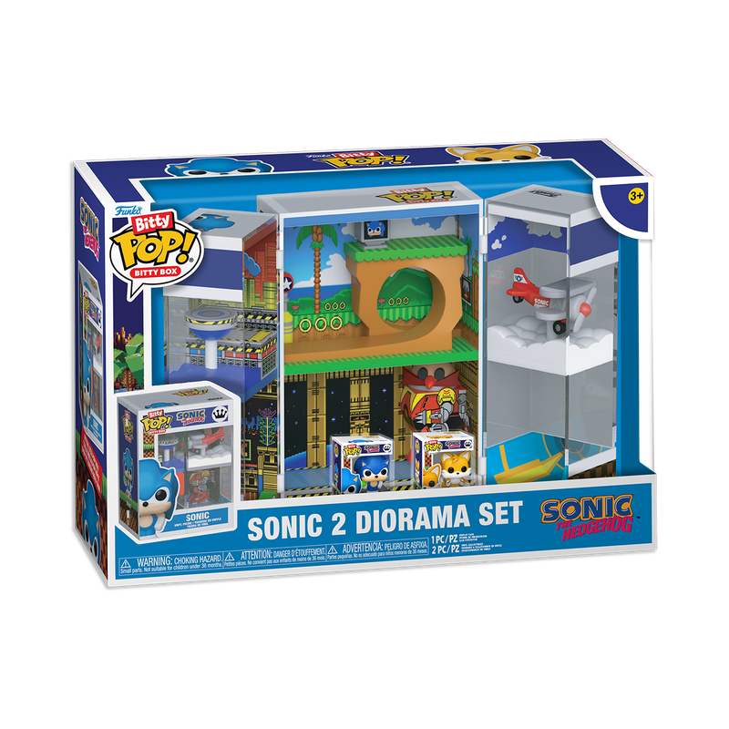 Bitty Pop! Bitty Box Sonic 2 Diorama Set