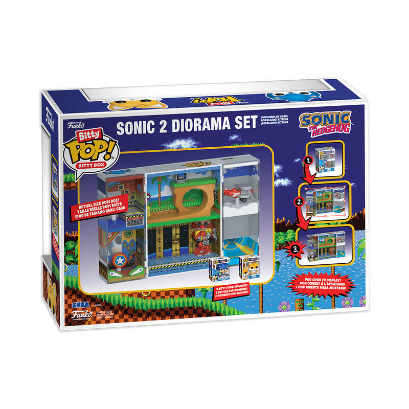 Bitty Pop! Bitty Box Sonic 2 Diorama Set