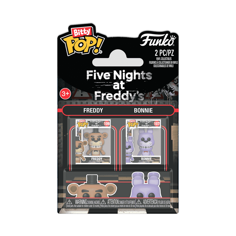 Bitty Pop! Freddy Fazbear & Bonnie the Rabbit 2-Pack