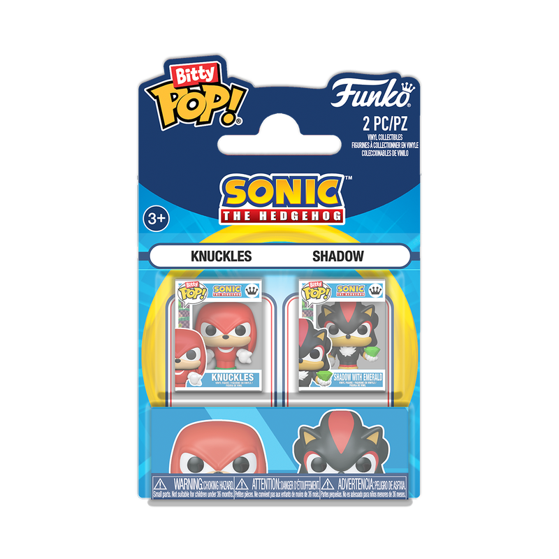 Bitty Pop! Knuckles & Shadow 2-Pack
