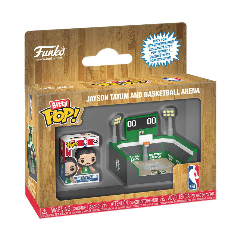 Bitty Pop! Towns Jayson Tatum & Basketball Arena