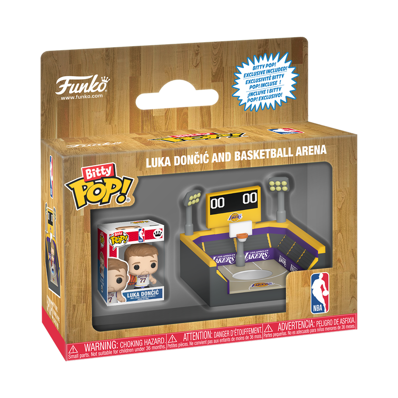 Bitty Pop! Towns Luka Dončić & Basketball Arena