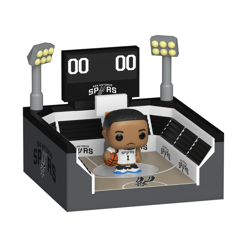 Bitty Pop! Towns Victor Wembanyama & Basketball Arena