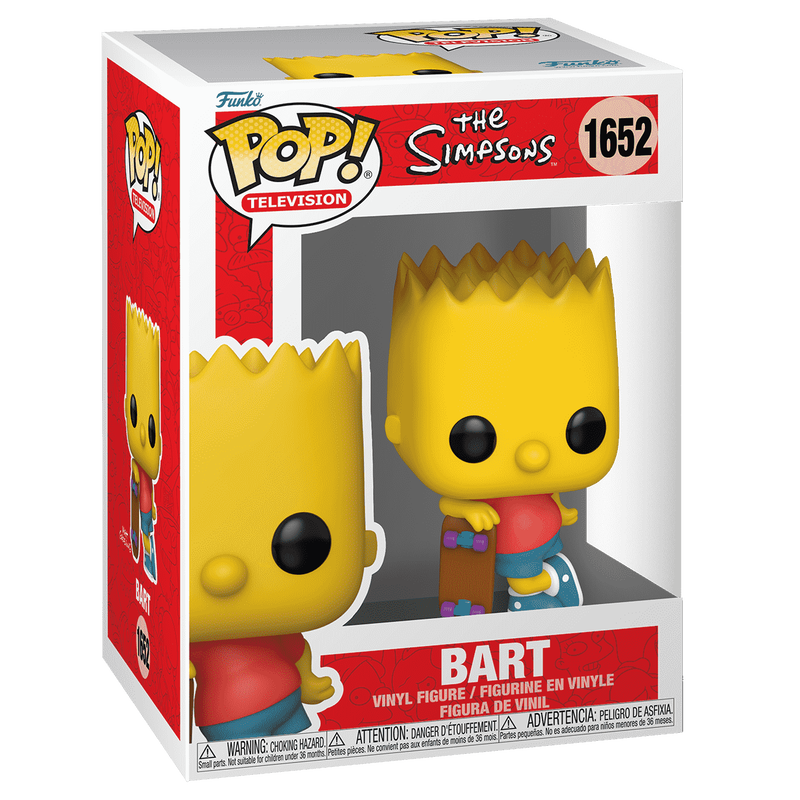 Bart Simpsons with Skateboard #1652