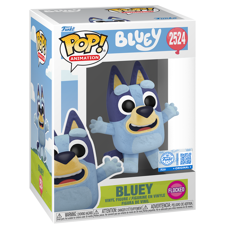 Bluey Jumping (Flocked) #2524