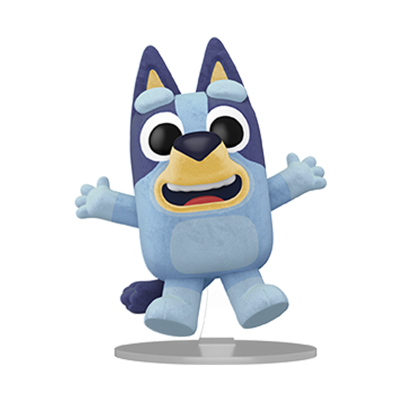 Bluey Jumping (Flocked) #2524