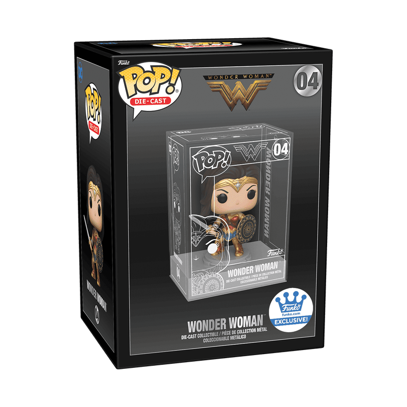 Die-Cast Wonder Woman with Sword & Shield #04