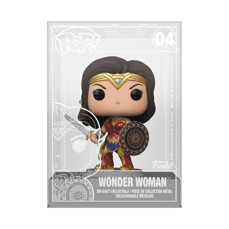 Die-Cast Wonder Woman with Sword & Shield #04