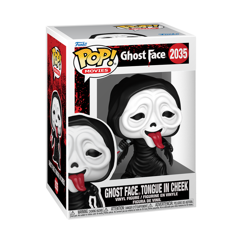 Ghost Face Tongue in Cheek #2035