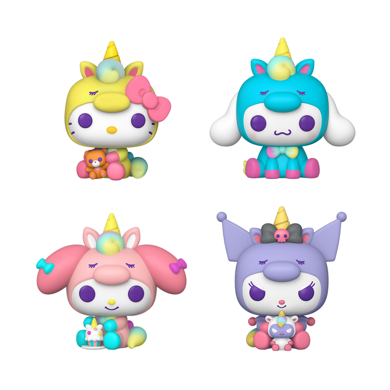 Hello Kitty (Unicorn Outfit) 4-Pack