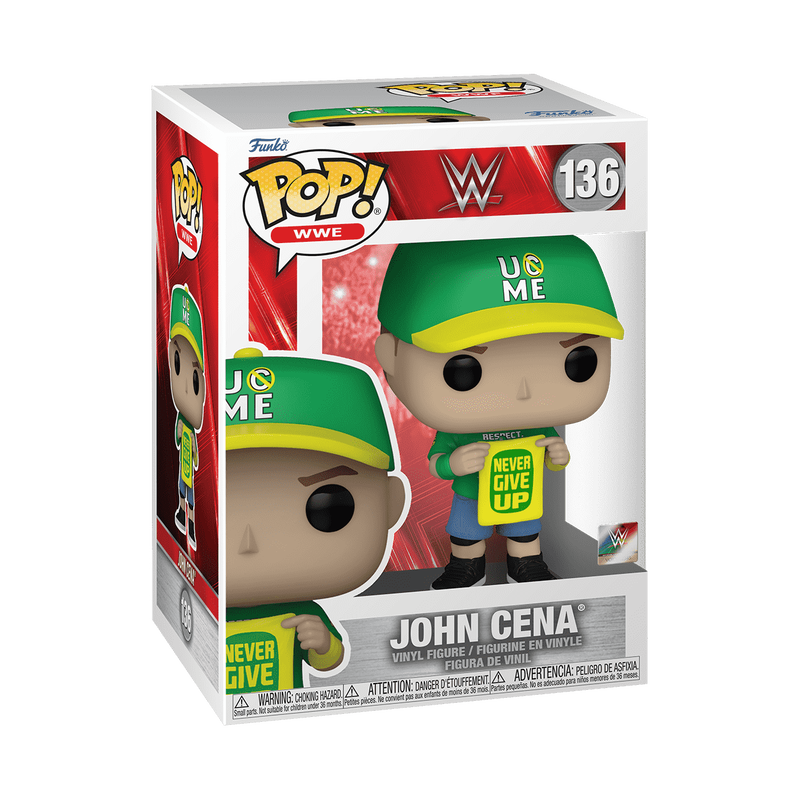 John Cena with Never Give Up Towel #136