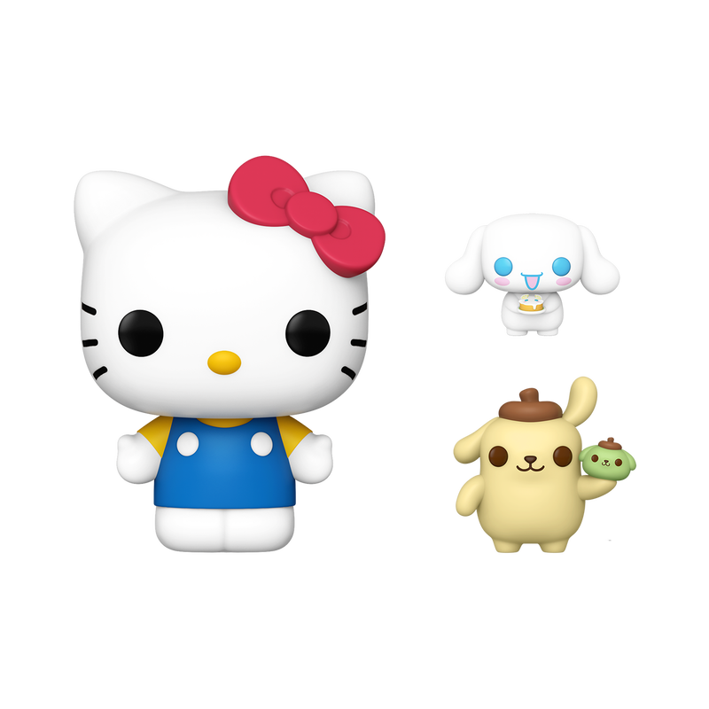 Jumbo Hello Kitty with Cinnamoroll & Pompompurin 3pc