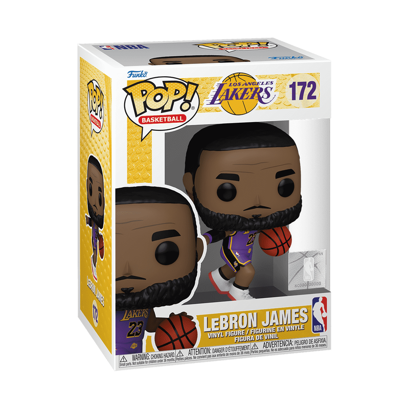 Lebron James Purple Jersey #172