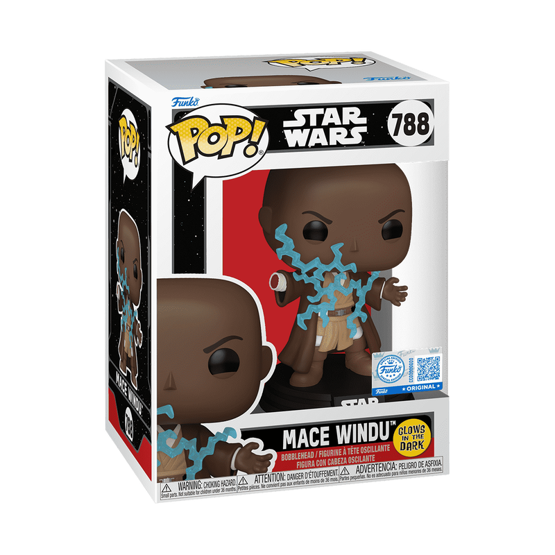 Mace Windu (Force Lighting Death) (Glow) Exclusive #788