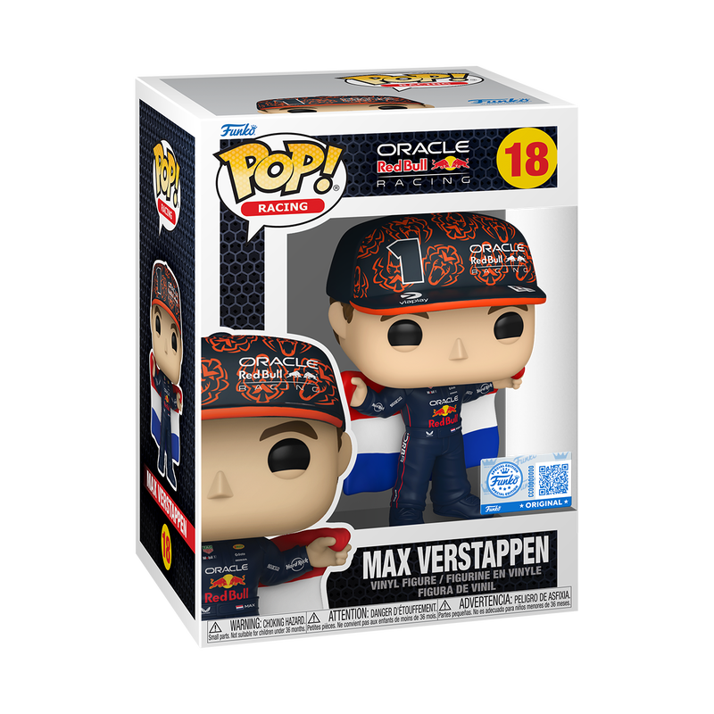 Max Verstappen with Dutch Flag #18