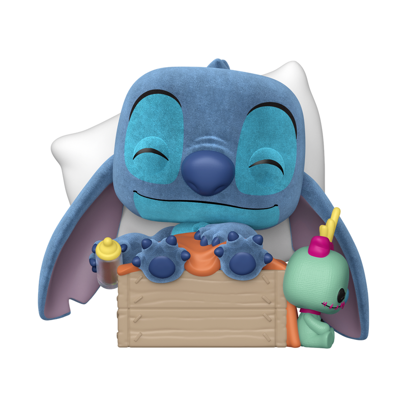 Sleeping Stitch in Box (Flocked) #1607