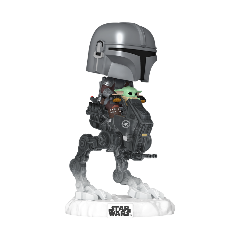 Rides Deluxe The Mandalorian with Grogu in Imperial Remnant AT-RT #837