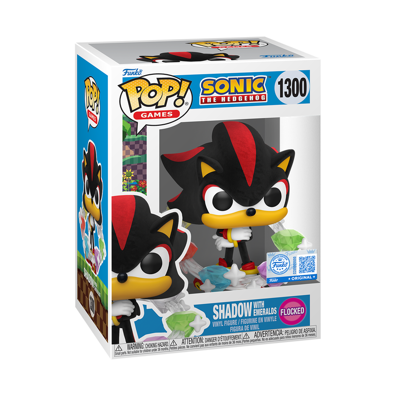 Shadow with Emeralds (Flocked) #1300