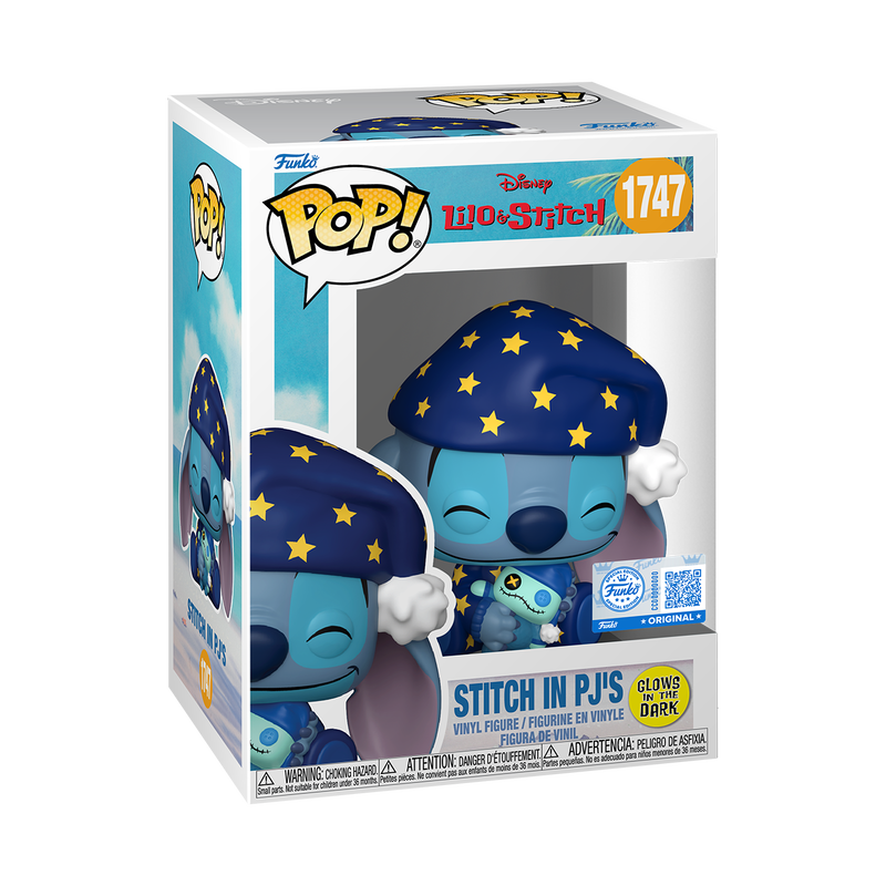 Stitch in PJ's (Glow) #1747