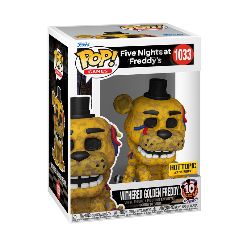 Withered Golden Freddy 10 Aniversary #1033