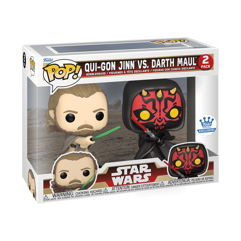 Qui-Gon Jinn vs. Darth Maul 2-Pack Exclusive