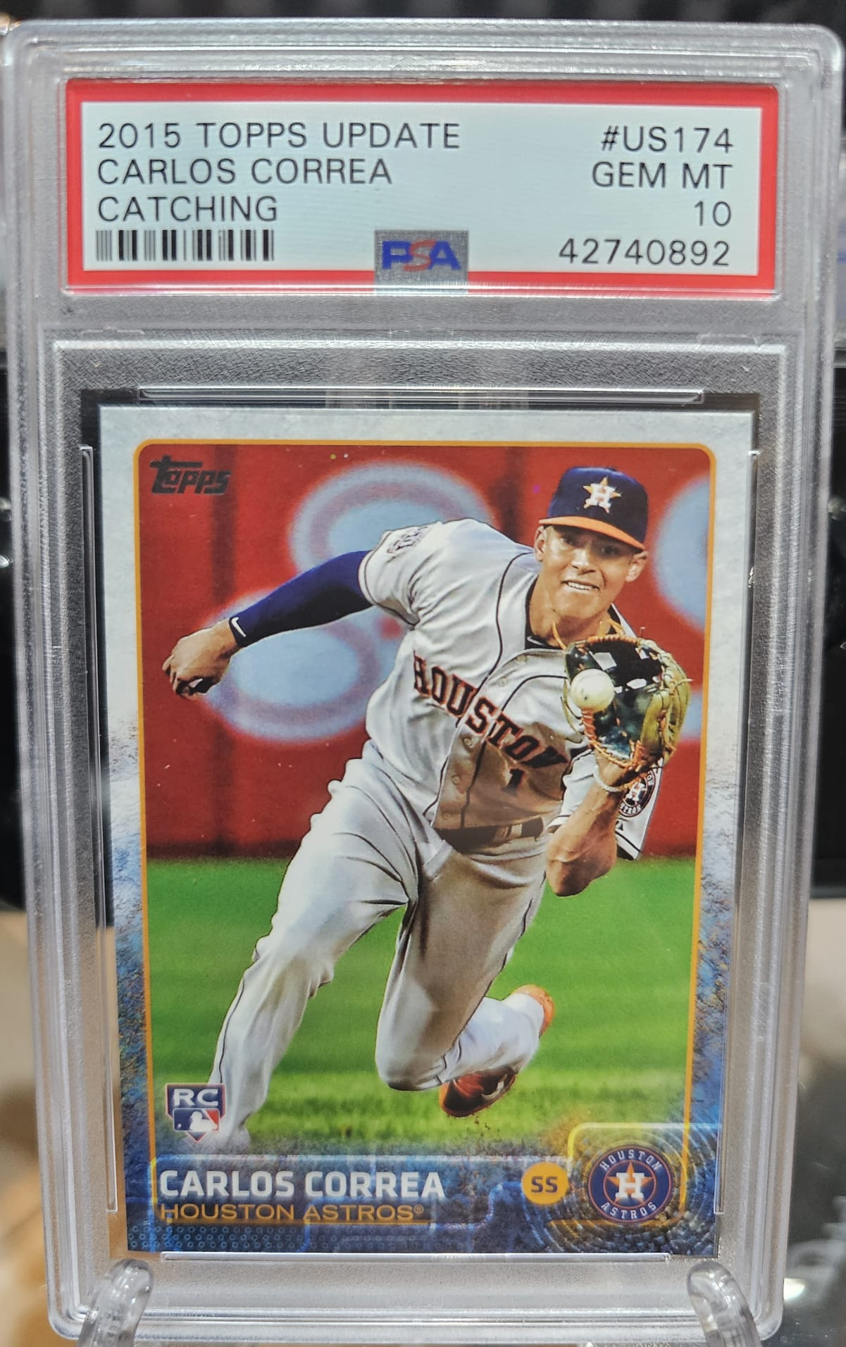 Carlos Correa 2015 Topps Update PSA 10