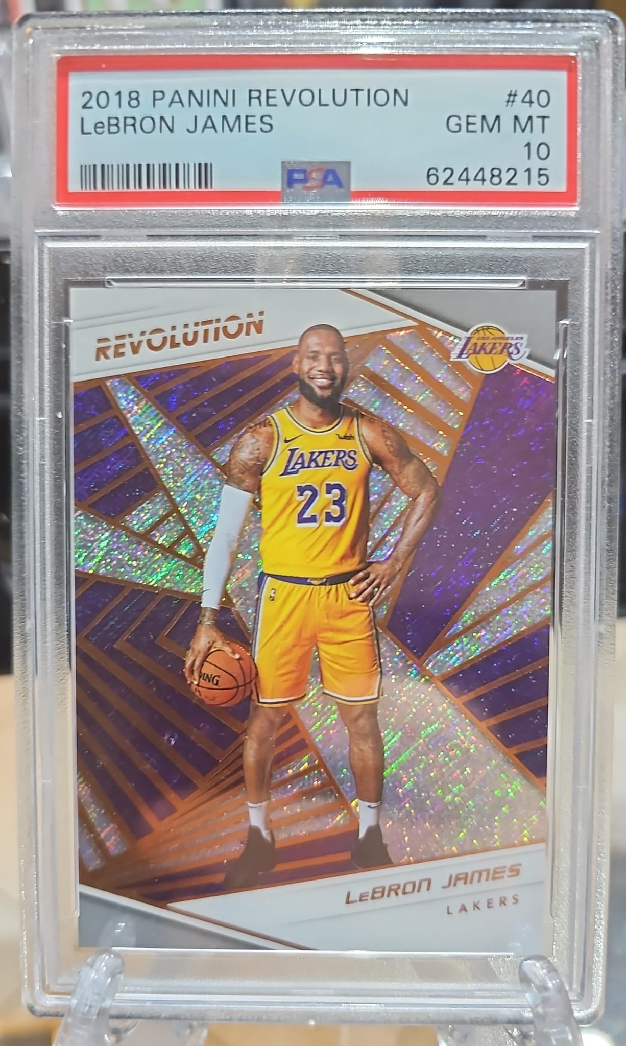 Lebron James 2018 Panini Revolution PSA 10