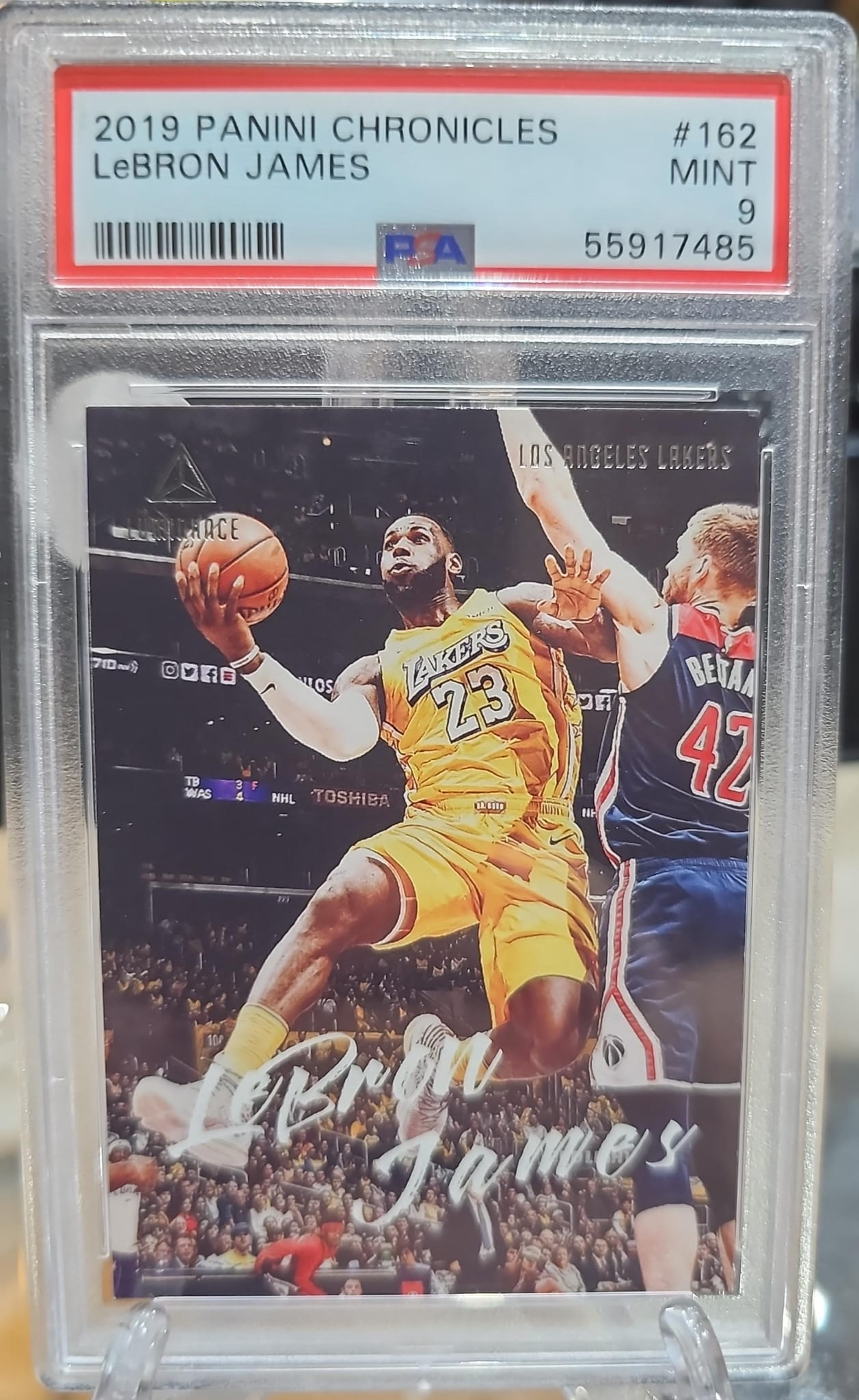 Lebron James 2019 Panini Chronicles PSA 9
