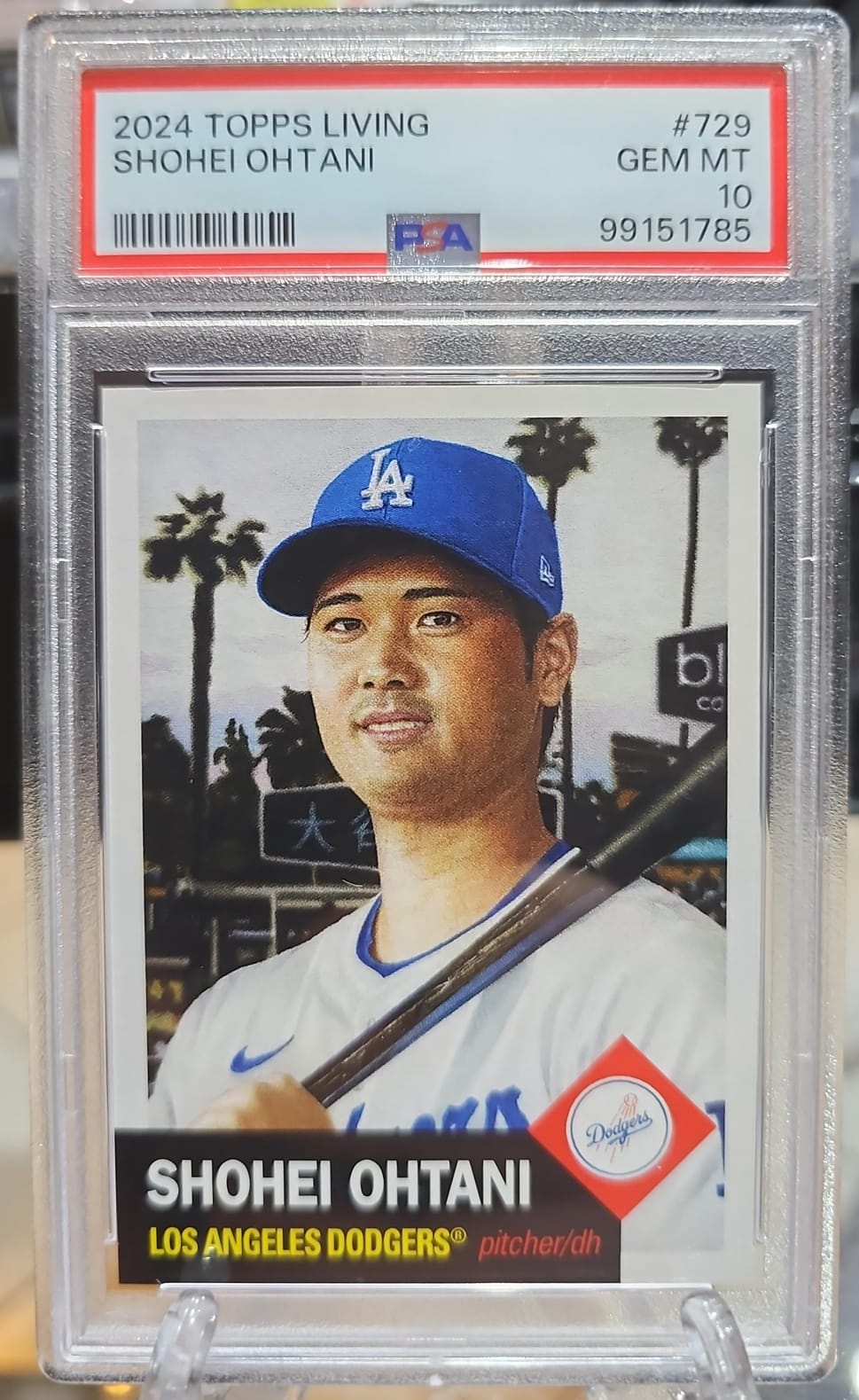 Shohei Ohtani 2024 Topps Living PSA 10
