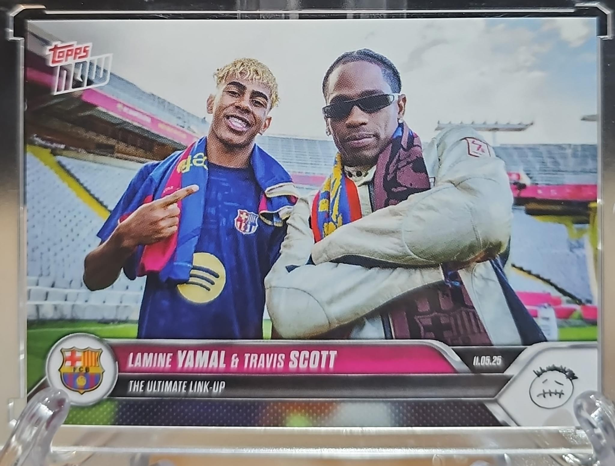 Lamine Yamal & Travis Scott 2025 Topps Now