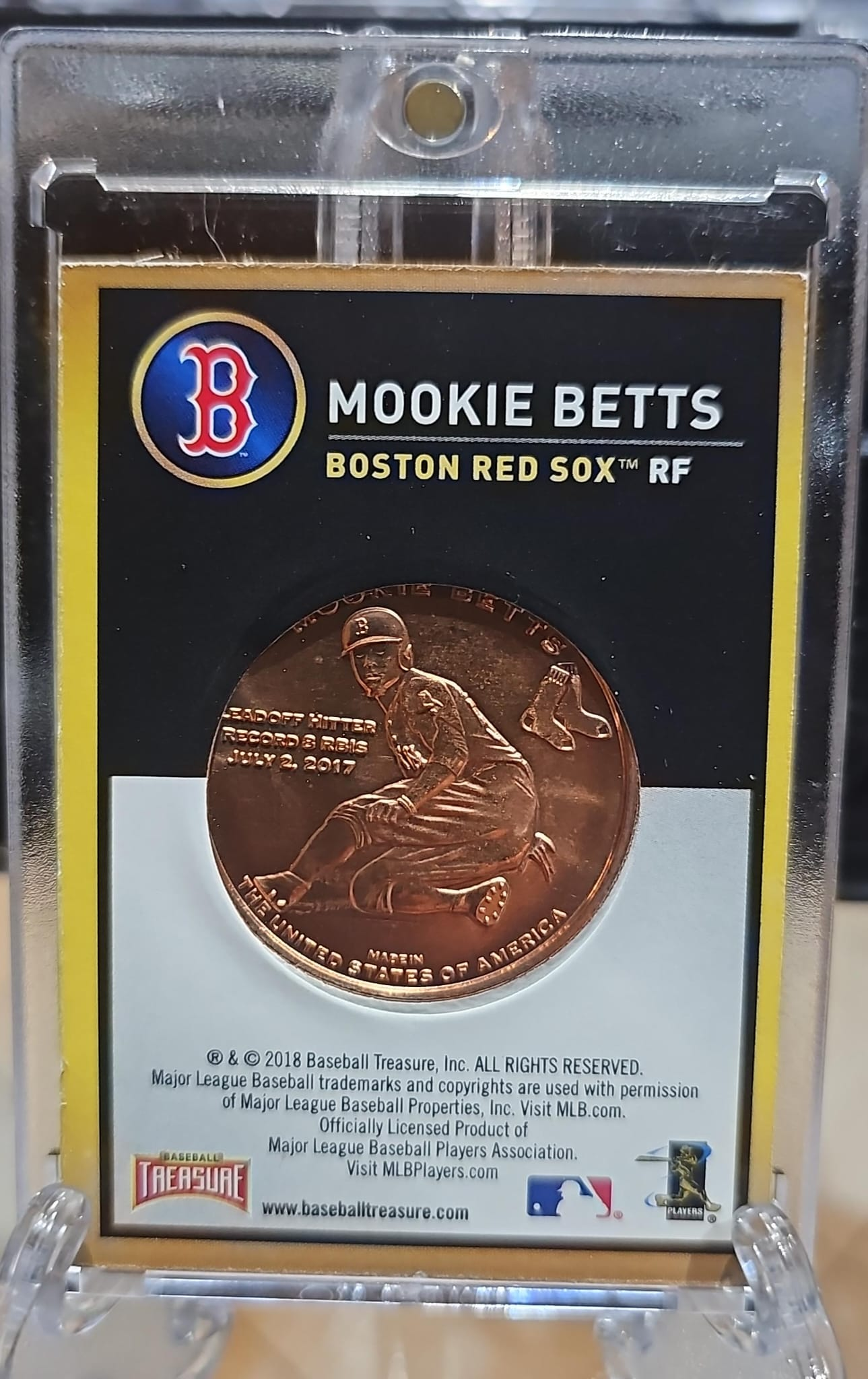 Mookie Betts Baseball Treasure