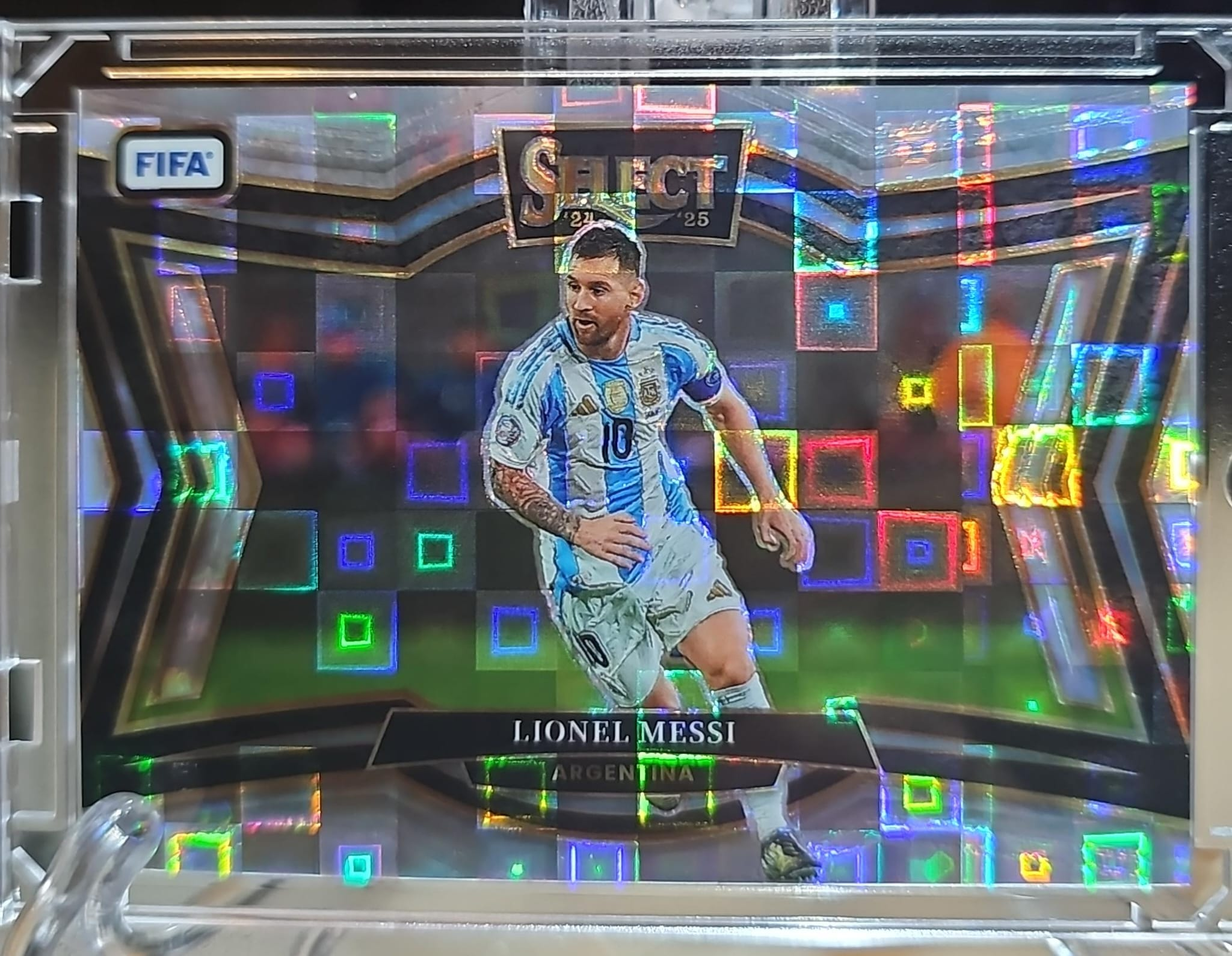 Lionel Messi 2025 Select Panini Diamond Parallel