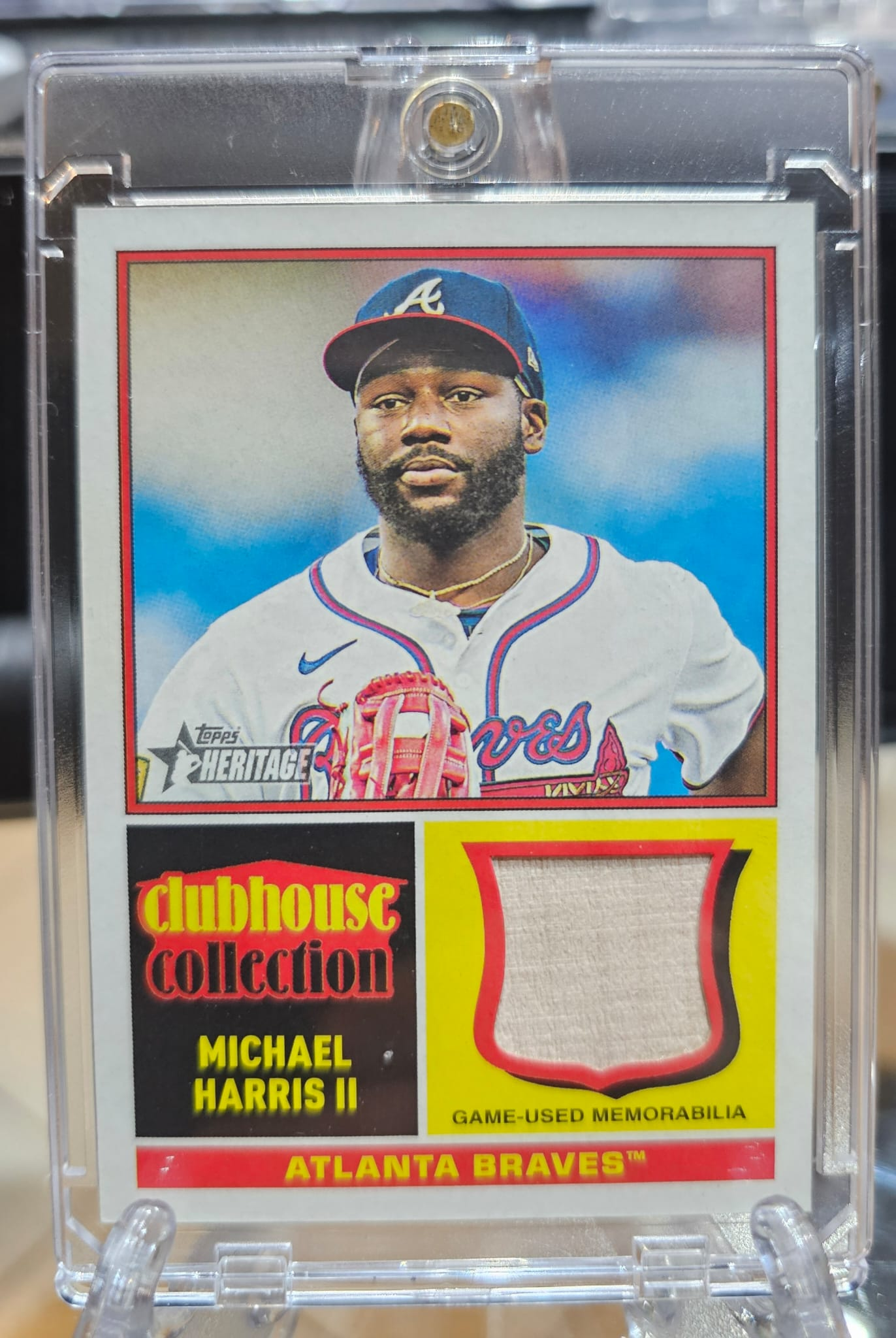 Michael Harris 2025 Topps Hertage Club House Collection