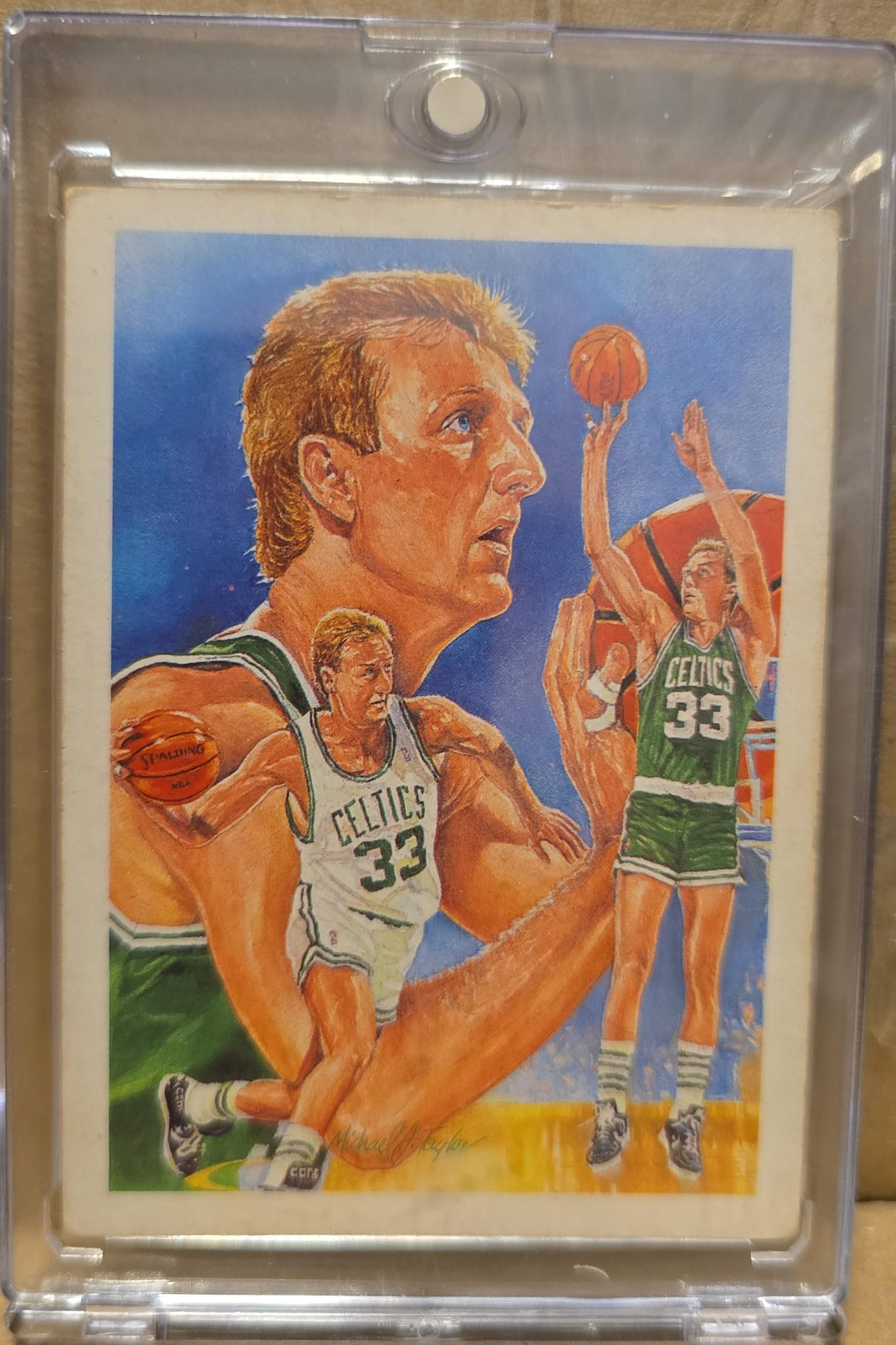 Larry Bird 1990 NBA Hoops #356
