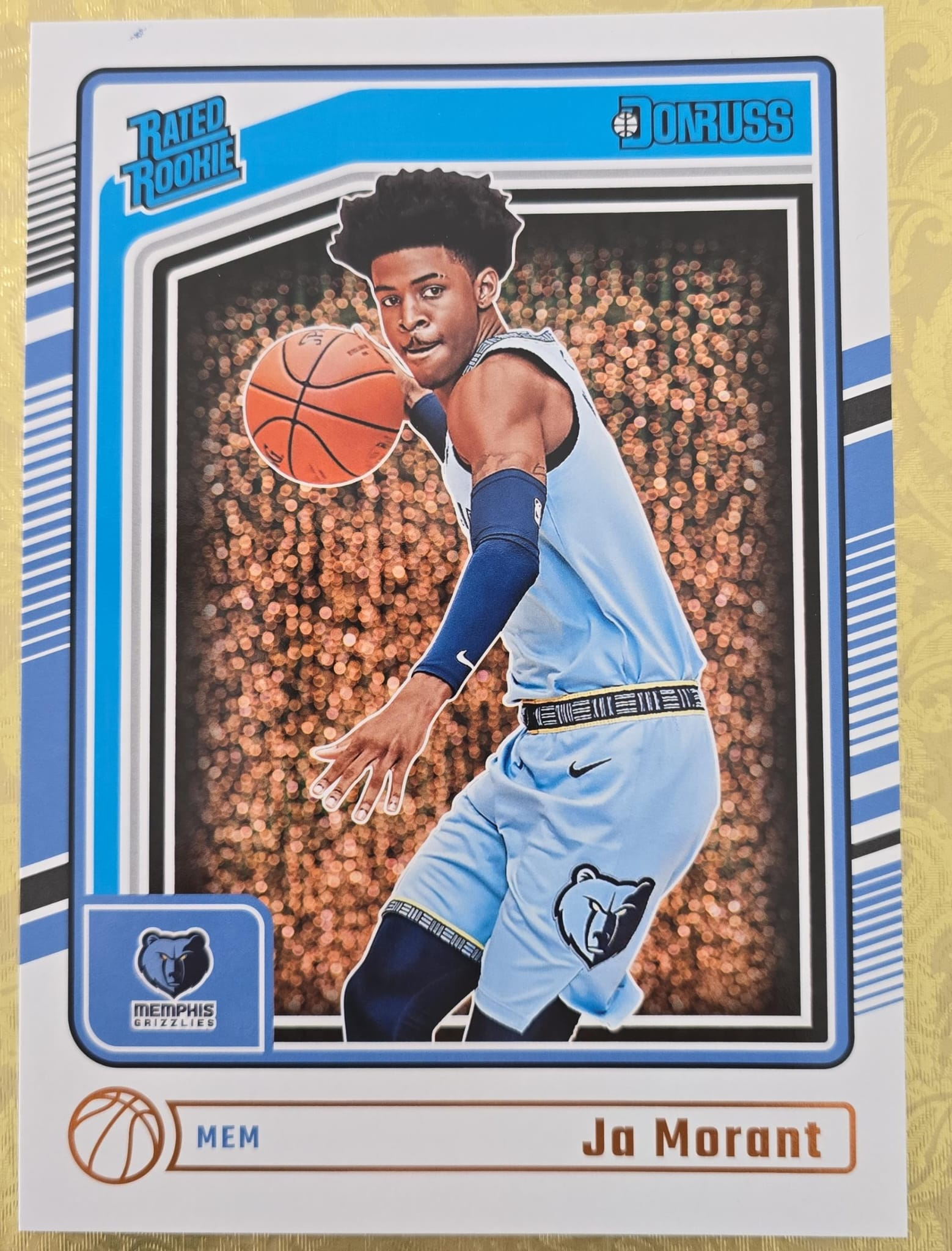 Ja Morant Rated Rookie Panini Donruss Oversize Card #19