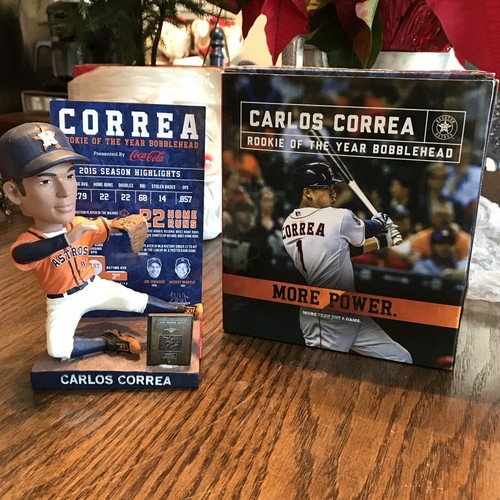 Houston Astros Carlos Correa Rookie of the Year Bobblehead SGA