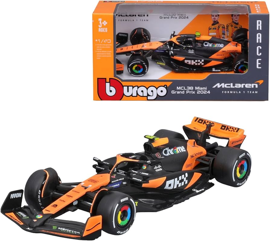 Burago McLaren Scale 1/43 Lando Noris