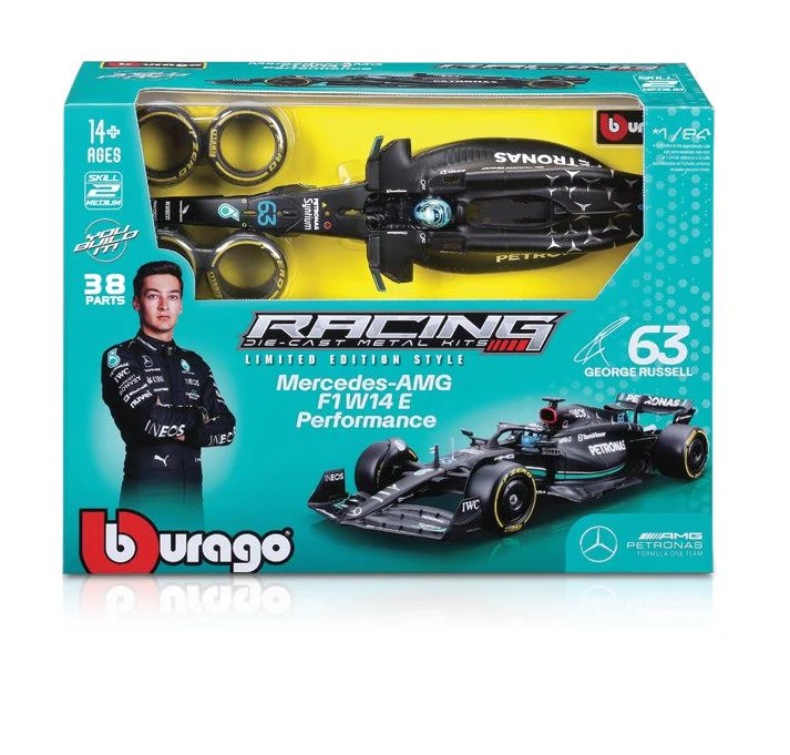 Burago George Rusell Die-Cast 1/24 Mercedes-AMG