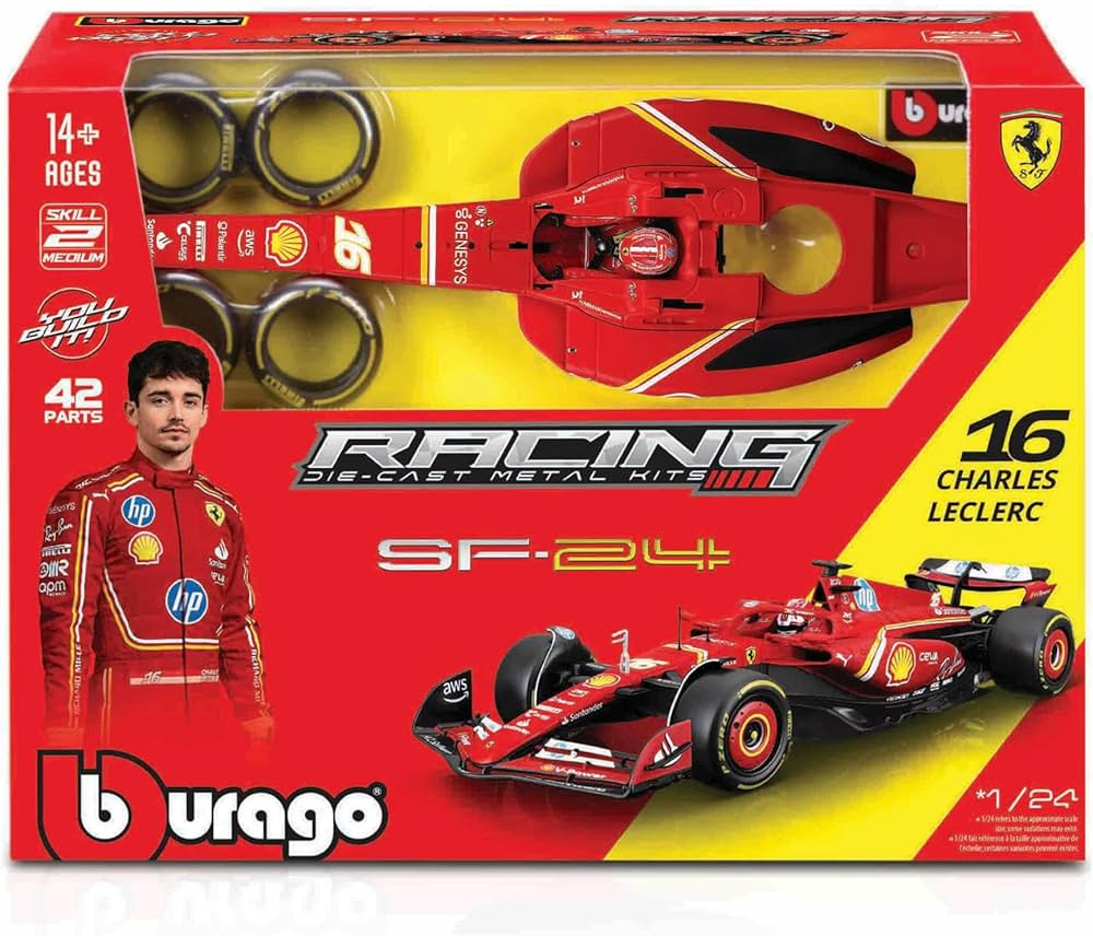 Burago Charles Leclerc Die-Cast 1/24 Ferrari SF-24