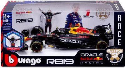 Burago Max Verstappen Die-Cast 1/24 RB19 3 Time Champion (2021,2022,2023)