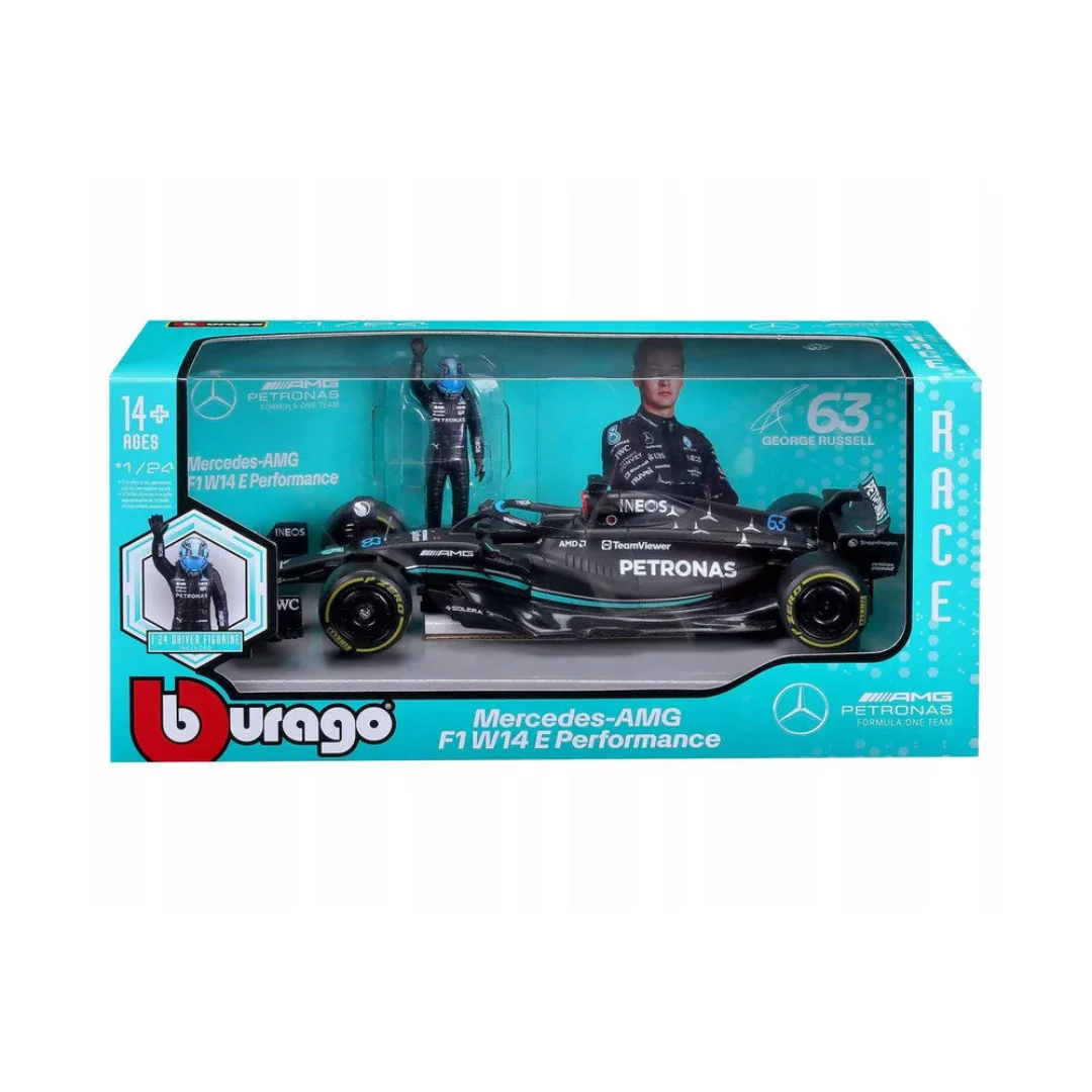 Burago George Rusell Die-Cast 1/24 Mercedes-AMG