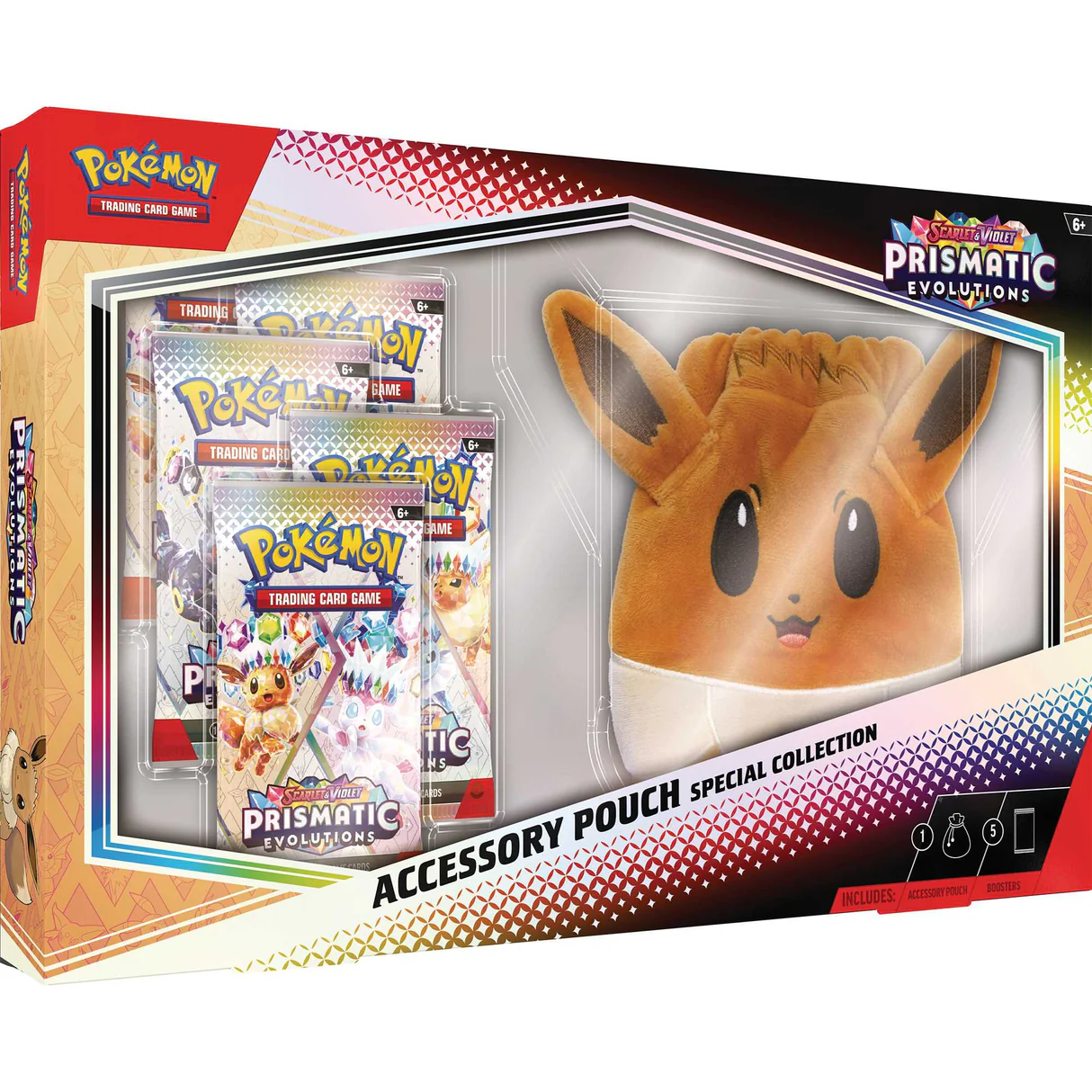 Pokemon Prismatic Evolutions Accesosory Pouch Special Collection