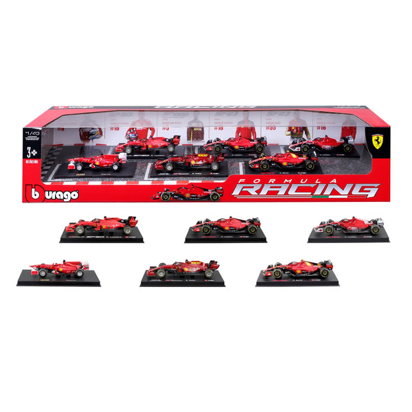 Burago Formula 1 Six Pack 1/43 Scale Ferrari