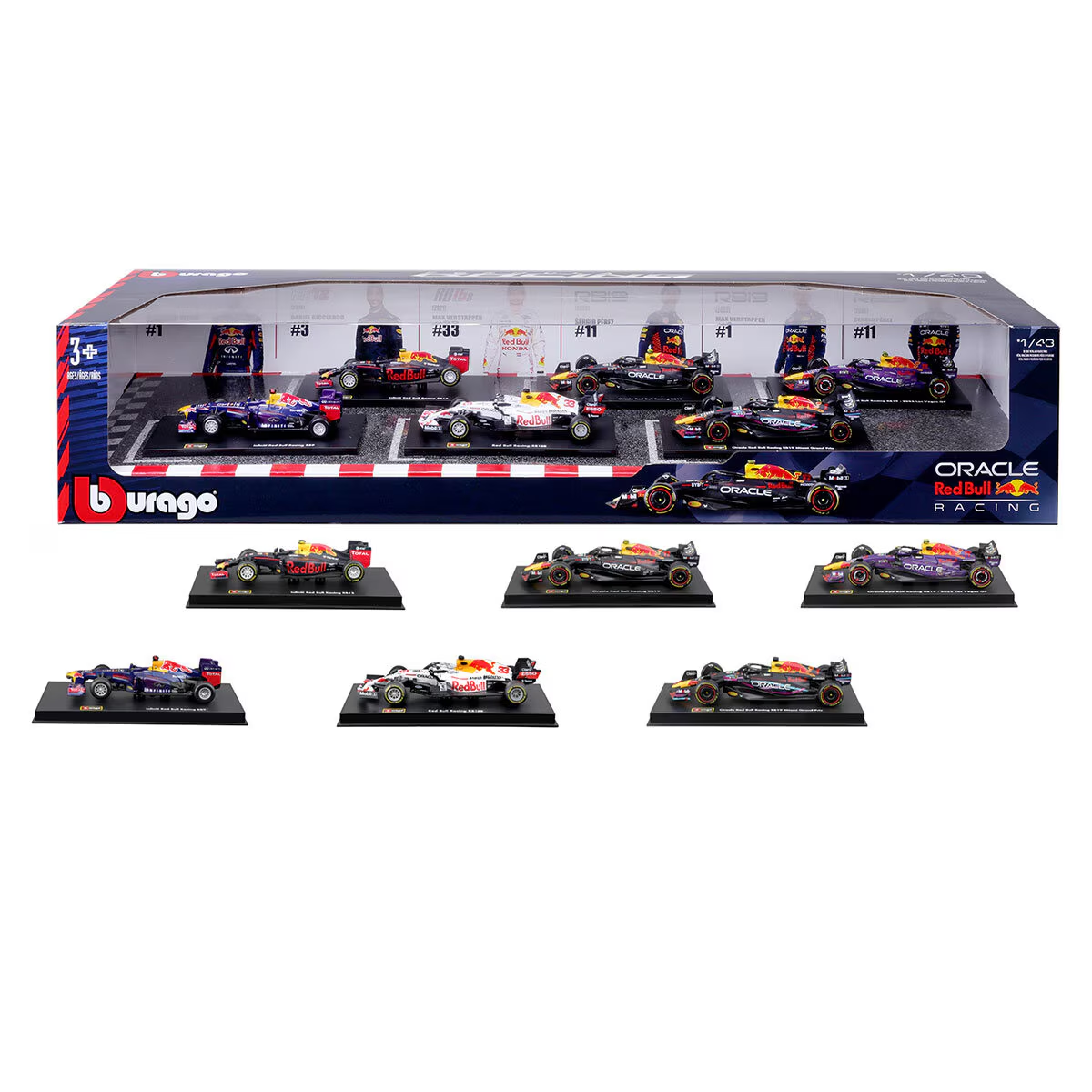 Burago Formula 1 Six Pack 1/43 Scale Red Bull