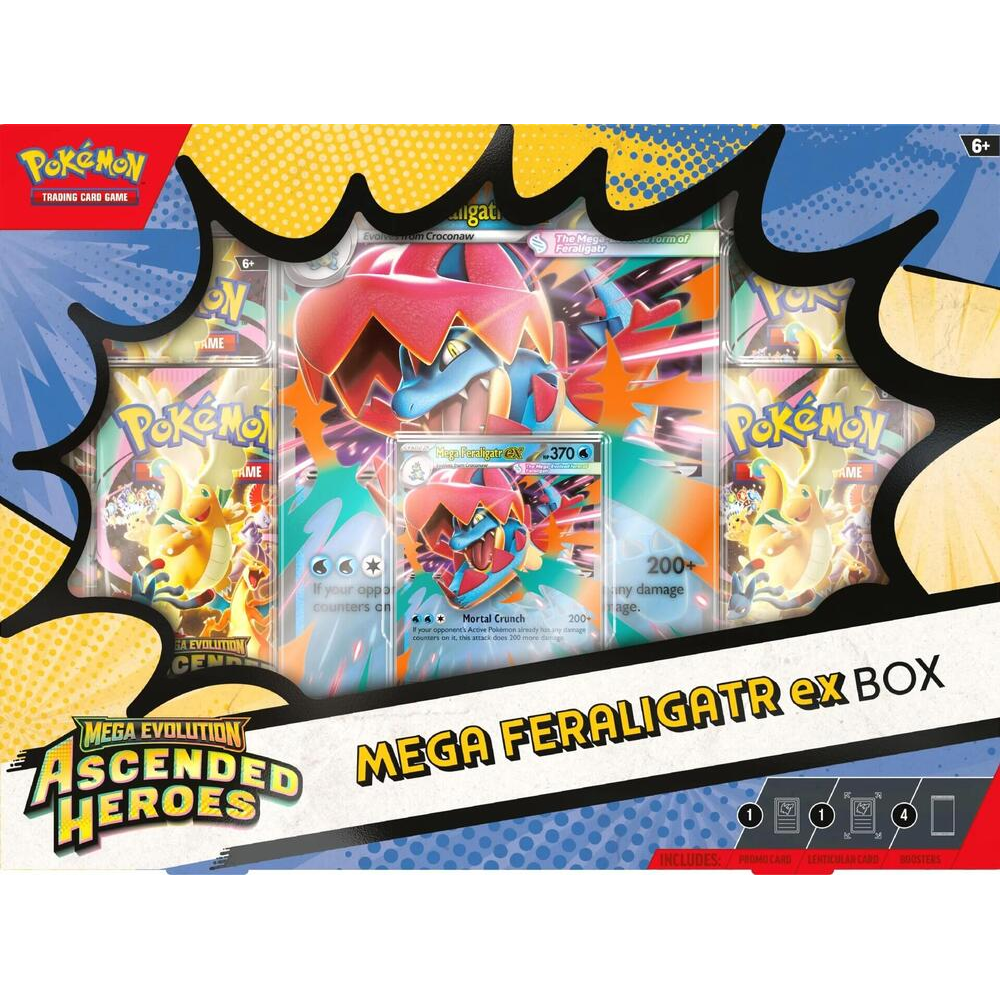 Pokemon TCG Mega Evolution Ascended Heroes Mega Feraligatr ex Box (Copy)