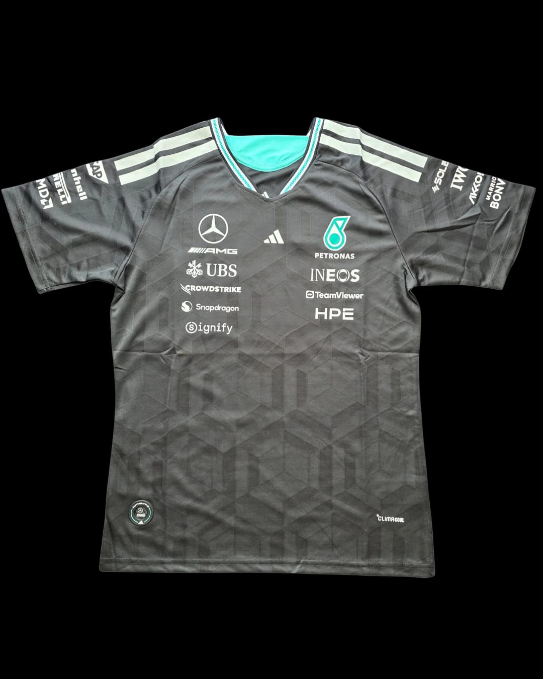2XLarge - F1 Mercedes Jersey Black