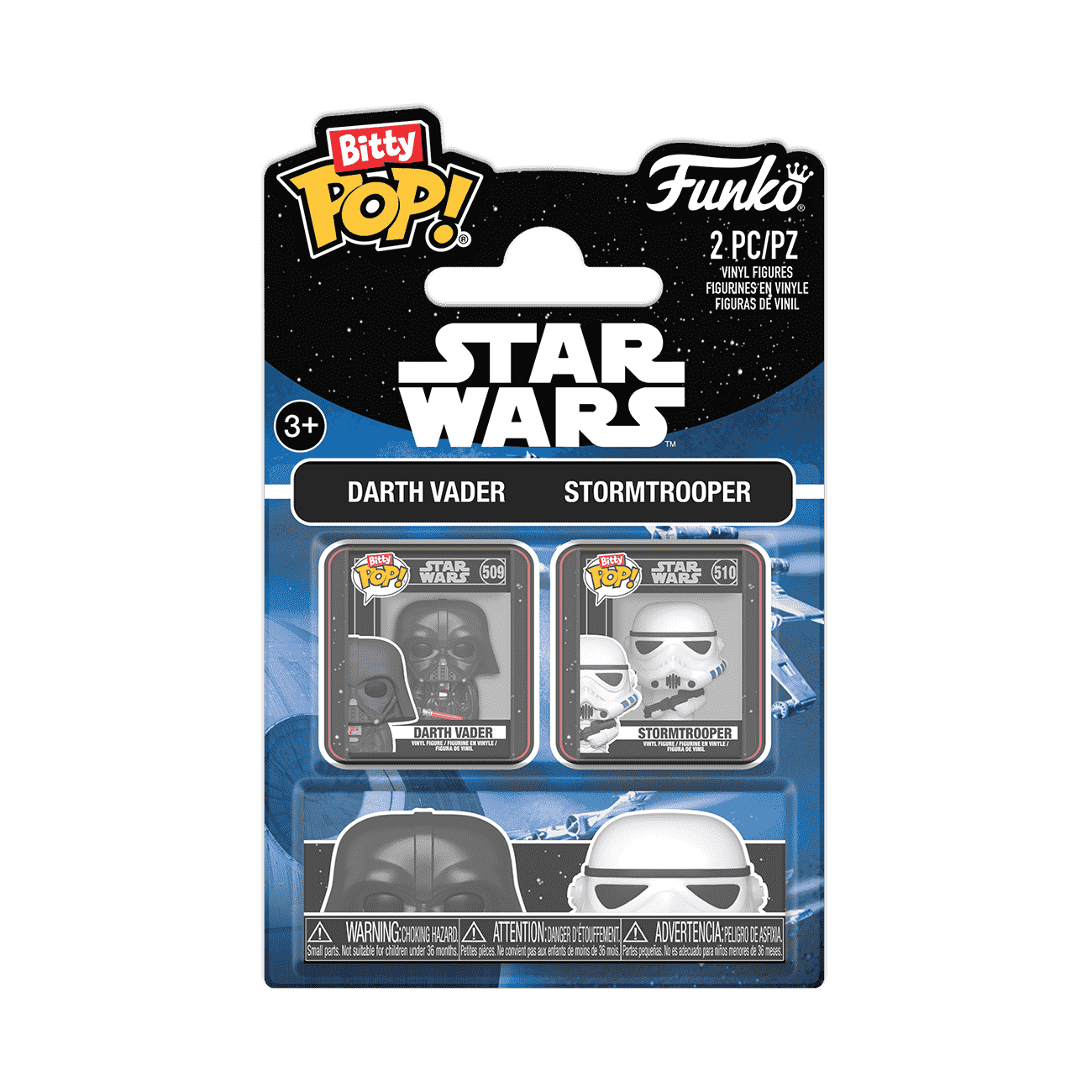 Bitty Pop! Darth Vader and Stormtrooper