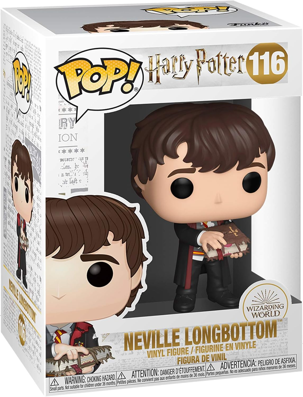 Neville Longbottom with Monster Book #116