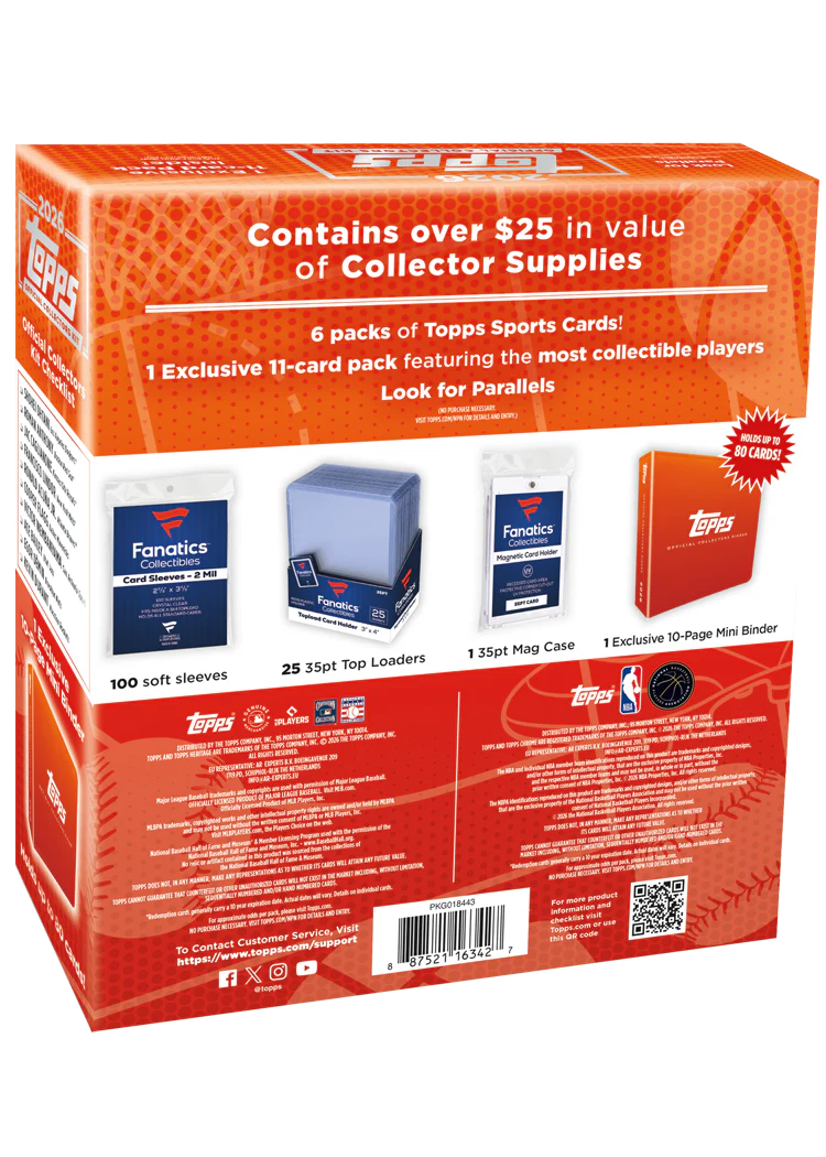 Topps Official Collectors Kit