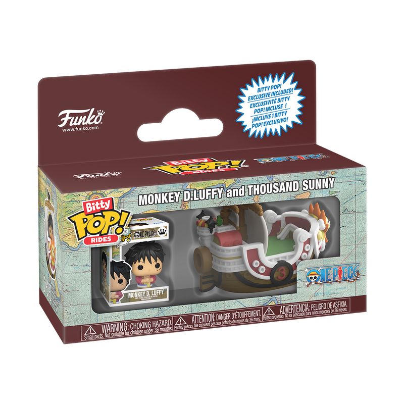 Bitty Pop! Rides Monkey D. Luffy and Thousand Sunny